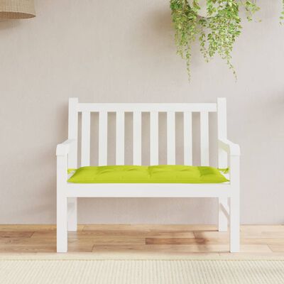 vidaXL Garden Bench Cushion Bright Green 39.4"x19.7"x2.8" Oxford Fabric