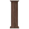 vidaXL Plant Stand Brown Oak Engineered Wood 12.9 in x 12.9 in x 39.4 in