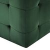 vidaXL Bedside Cabinet Set of 2 Green Velvet fabric, Wood