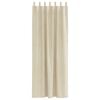 vidaXL Blackout Curtains 2 pcs Cream 55.12 x 102.36 in Velvet