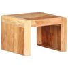 vidaXL Side Table Natural Wood Solid Acacia wood Small Durable