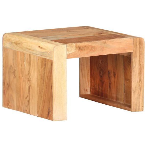 vidaXL Side Table Natural Wood Solid Acacia wood Small Durable
