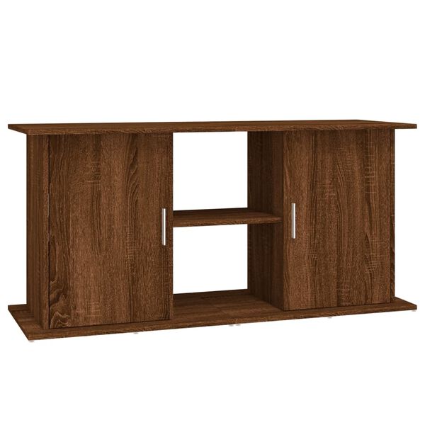 vidaXL Aquarium Stand Brown Oak Engineered wood