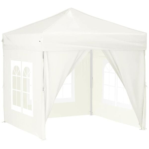 vidaXL Party Tent Cream 210D oxford fabric Regular size for a party tent