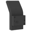 vidaXL Outdoor Led Wall Light Black Die-cast aluminum Medium