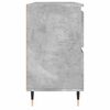 vidaXL Bathroom Cabinet Concrete Grey Engineered Wood, Iron Medium