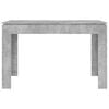 vidaXL Dining Table Concrete Grey Engineered wood 47.2x23.6x29.9 in