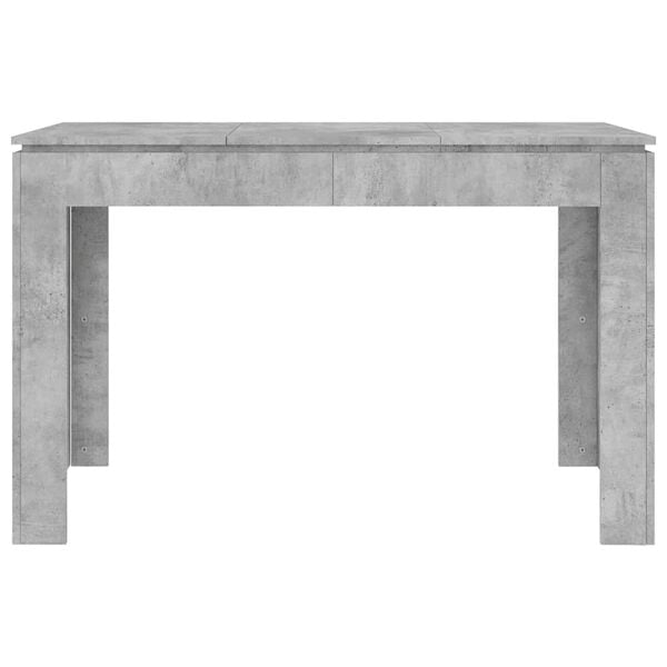 vidaXL Dining Table Concrete Grey Engineered wood 47.2x23.6x29.9 in