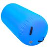 vidaXL Inflatable Gymnastic Roll with Pump 47.2x29.5" PVC Blue