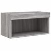 vidaXL 6 Piece TV Wall Units with LED Gray Sonoma Engineered Wood
