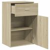 vidaXL Storage Cabinet Sonoma oak Engineered wood Medium Storage Cabinet