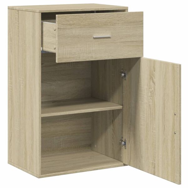 vidaXL Storage Cabinet Sonoma oak Engineered wood Medium Storage Cabinet