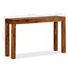 vidaXL Console Table Solid Acacia Wood 47.2"x13.8"x29.5"