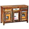 vidaXL Vintage Cabinet Multi-color Reclaimed solid wood Medium
