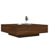 vidaXL Coffee Table Brown oak Engineered wood Medium Lights