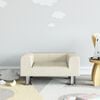 vidaXL Kids Sofa Cream