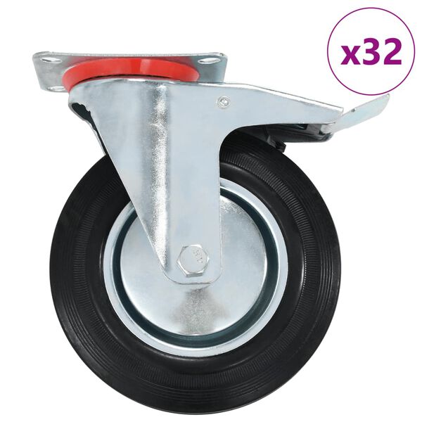 vidaXL 32 pcs Swivel Casters 7.87 " (8x143455)