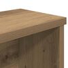 vidaXL Kitchen Rack Stackable Artisan Oak 19.7x5.9x6.3" Engineered Wood