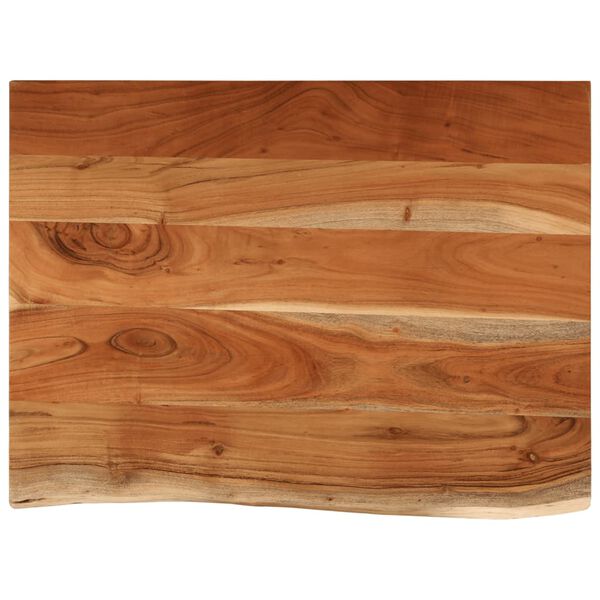 vidaXL Bathroom Countertop Natural wood Solid Acacia wood Medium Durable