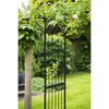 Nature Garden Arch Black Galvanized steel with epoxy coating
