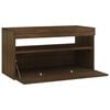 vidaXL TV Cabinet Brown oak Engineered wood 29.5 in x 13.8 in x 15.7 in