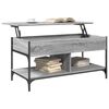 vidaXL Coffee Table Gray Sonoma Engineered wood 39.4x19.7x19.7 in