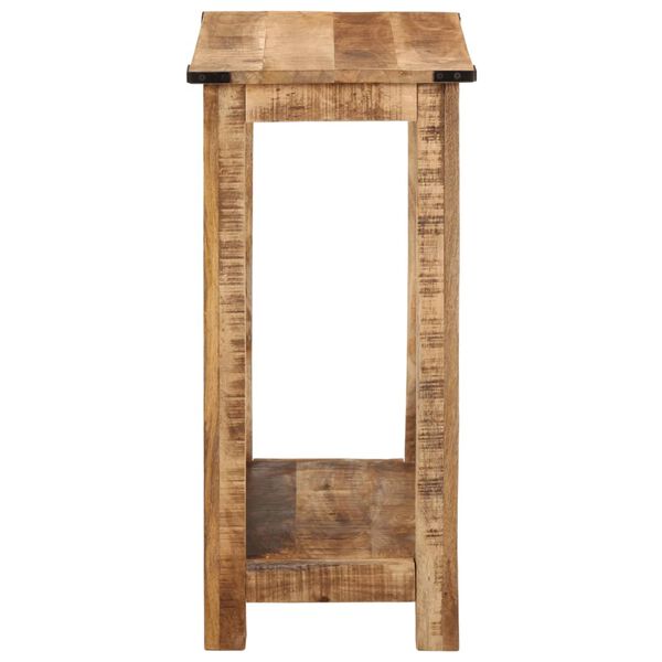 vidaXL Console Table Natural Mango Wood Solid Mango Wood Compact