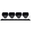 Nature Flower Pot Black Polypropylene Medium Wall mounting Flower Pot