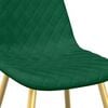 vidaXL Dining Chairs 4 pcs Dark Green Velvet