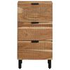 vidaXL Sideboard Natural 15.75 x 13.19 x 29.53 in Solid Acacia Wood