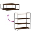 vidaXL Wall Shelf Set of 4 Brown Oak Engineered Wood 39.4x19.7 in