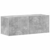 vidaXL TV Cabinet Set of 4 Concrete Grey Engineered Wood Medium