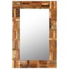 vidaXL Mirror Varies Solid reclaimed wood, glass 23.6 x 35.4 in