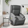 vidaXL Stand Up Massage Recliner Chair Grey