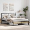 vidaXL Bed Frame Sonoma oak Engineered wood and steel
