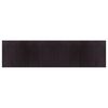 vidaXL Rug Dark brown Bamboo 39.4 x 157.5 in Water-resistant materials