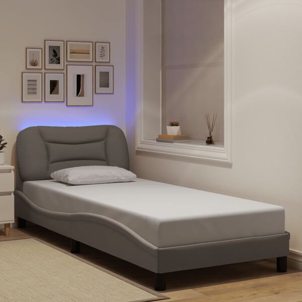vidaXL Bed Frame Taupe