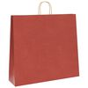 vidaXL Paper Bags 50 pcs with Handles Red 54x15x49 cm