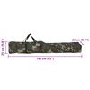 vidaXL Fishing Rod Bag Green Camouflage 63" Oxford Fabric