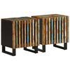 vidaXL Bedside Cabinet Set of 2 Multicoloured