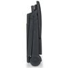 vidaXL Sun Lounger Anthracite Plastic Standard Foldable Sun Lounger