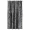 vidaXL Velvet Curtains 2 pcs Grey 55.12 x 55.12 in Velvet