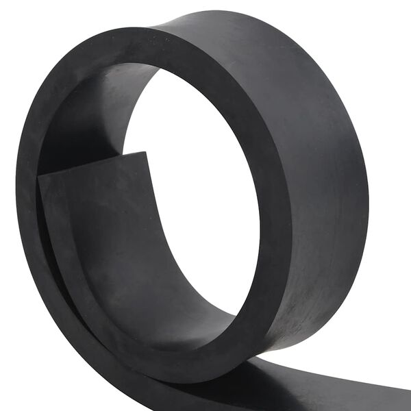 vidaXL Rubber Edge For Snow Plow Black Styrene-butadiene rubber