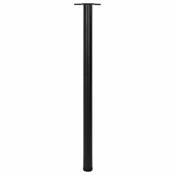 vidaXL Table Leg Set of 4 Black Iron