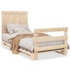 vidaXL Bed Frame Pine Solid Pine Wood Twin Sturdy Bed Frame