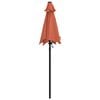 vidaXL Garden Parasol Terracotta and dark grey