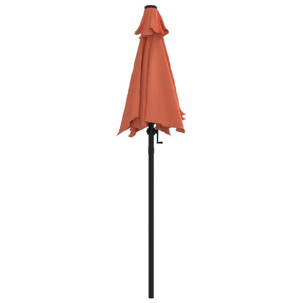 vidaXL Garden Parasol Terracotta and dark grey