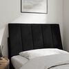 vidaXL Headboard Cushion Black Velvet Removable Covers Headboard Cushion