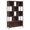 vidaXL Bookcase Brown oak Engineered wood Medium-Large Bookcase