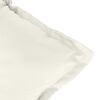 vidaXL Garden Bench Cushion Melange cream 100% polyester 47.2x19.7x2.8 in